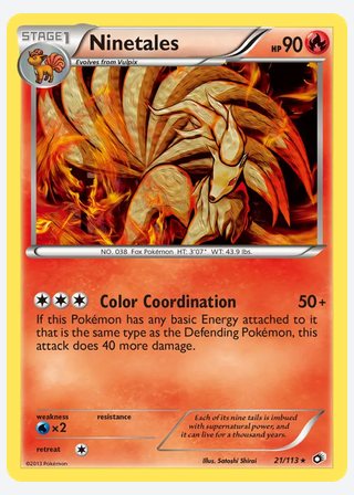 Ninetales — catalogusbeeld