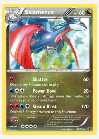 Salamence — catalogusbeeld