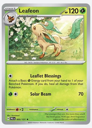 Leafeon — catalogusbeeld