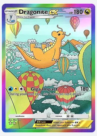 Dragonite ex — catalogusbeeld