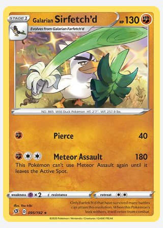 Galarian Sirfetch'd — catalogusbeeld