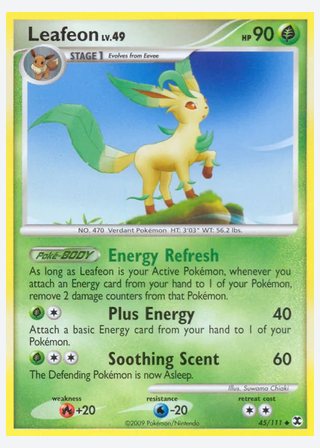 Leafeon — catalogusbeeld