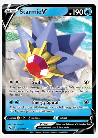 Starmie V — catalogusbeeld