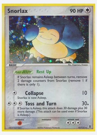 Snorlax — catalogusbeeld
