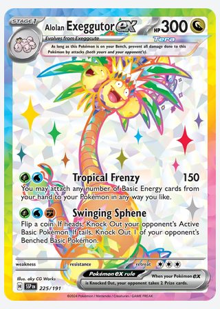 Alolan Exeggutor ex — catalogusbeeld