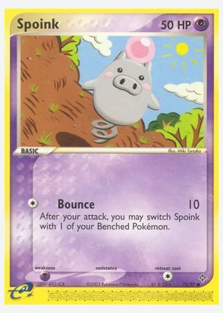 Spoink — catalogusbeeld