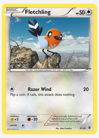 Fletchling — catalogusbeeld