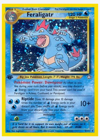 Feraligatr — catalogusbeeld