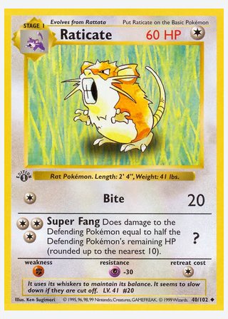 Raticate — catalogusbeeld