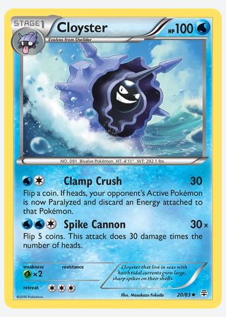 Cloyster — catalogusbeeld