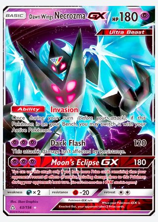 Dawn Wings Necrozma GX — catalogusbeeld