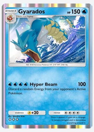 Gyarados — catalogusbeeld