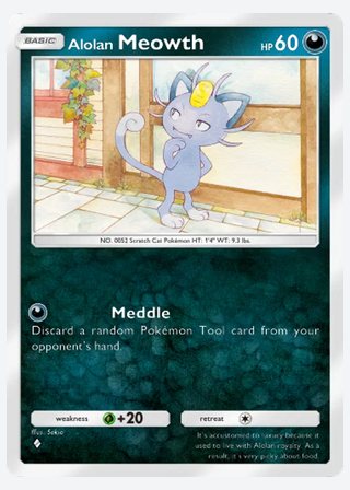 Alolan Meowth — catalogusbeeld