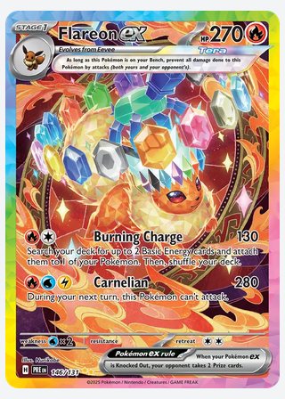 Flareon ex — catalogusbeeld