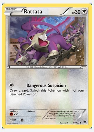 Rattata — catalogusbeeld