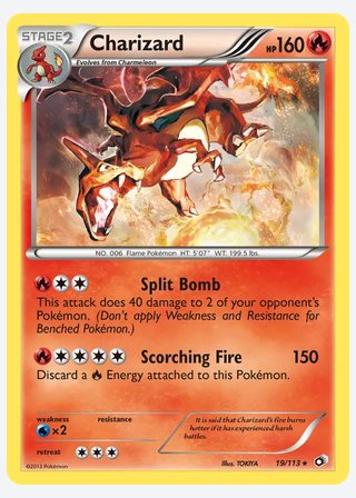 Charizard — catalogusbeeld