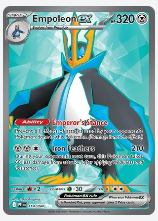 Empoleon ex — catalogusbeeld