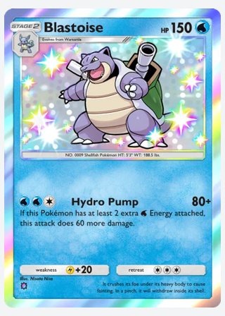 Blastoise — catalogusbeeld