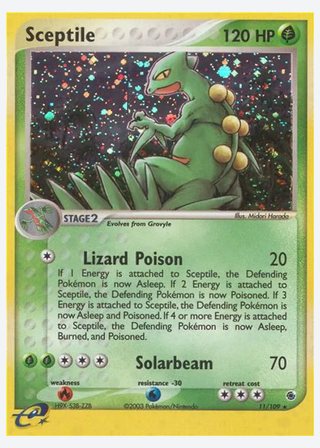 Sceptile — catalogusbeeld