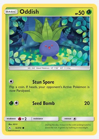 Oddish — catalogusbeeld