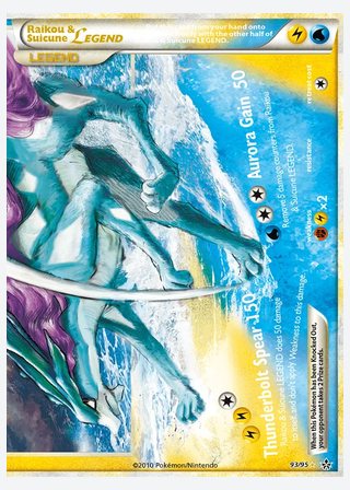 Raikou & Suicune LEGEND — catalogusbeeld
