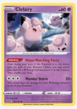 Clefairy — catalogusbeeld