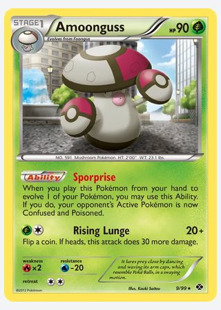 Amoonguss — catalogusbeeld