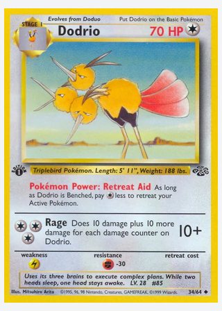 Dodrio — catalogusbeeld