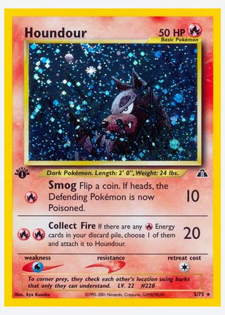 Houndour — catalogusbeeld