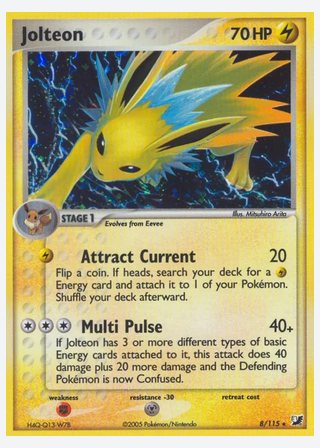 Jolteon — catalogusbeeld