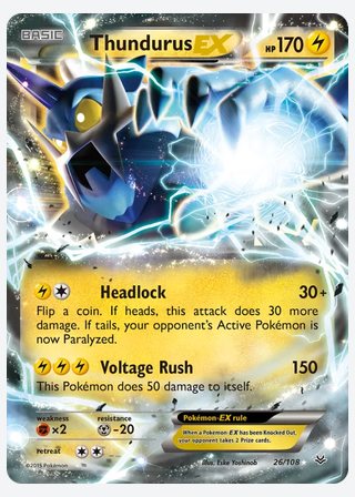Thundurus EX — catalogusbeeld