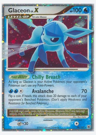 Glaceon — catalogusbeeld