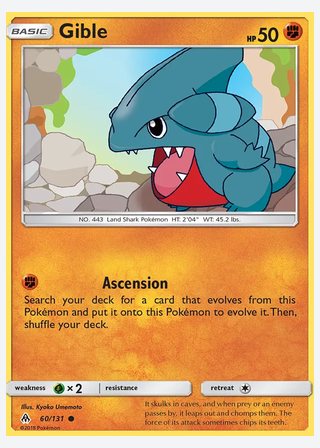 Gible — catalogusbeeld