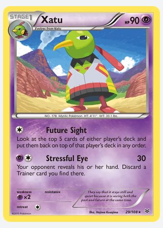 Xatu — catalogusbeeld