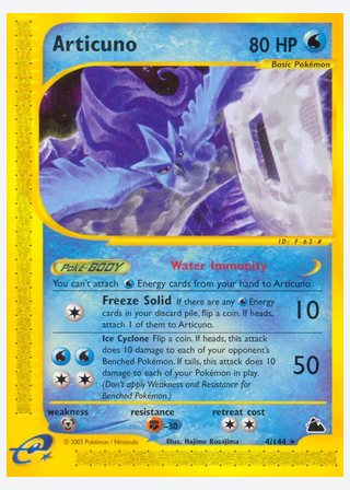 Articuno — catalogusbeeld