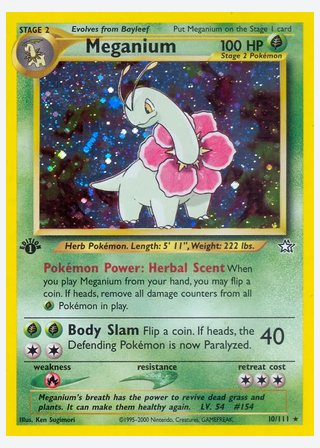 Meganium — catalogusbeeld