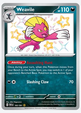 Weavile — catalogusbeeld