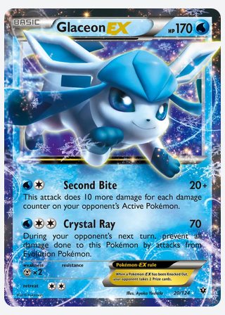 Glaceon EX — catalogusbeeld