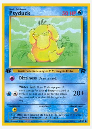 Psyduck — catalogusbeeld