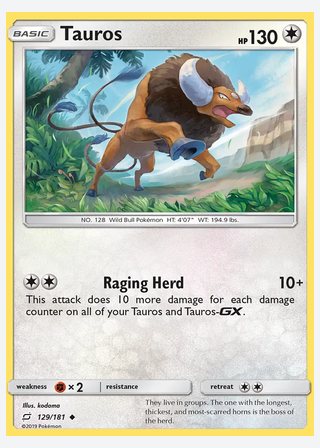 Tauros — catalogusbeeld