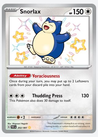 Snorlax — catalogusbeeld