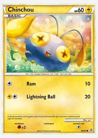 Chinchou — catalogusbeeld