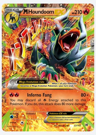 M Houndoom EX — catalogusbeeld