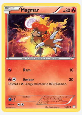 Magmar — catalogusbeeld