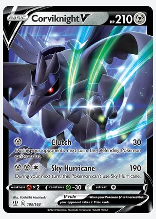 Corviknight V — catalogusbeeld