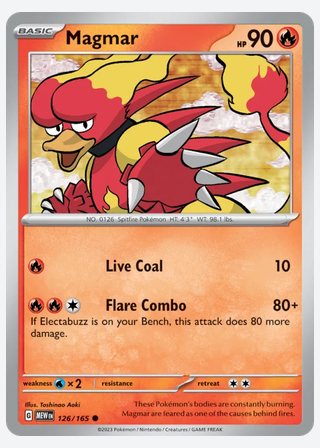 Magmar — catalogusbeeld
