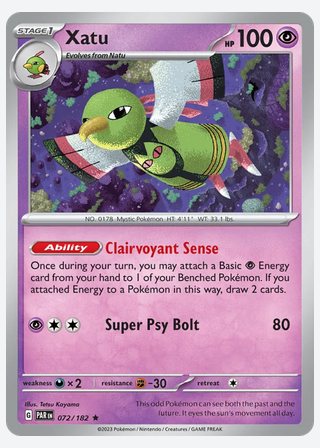 Xatu — catalogusbeeld