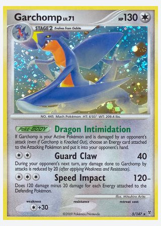 Garchomp — catalogusbeeld