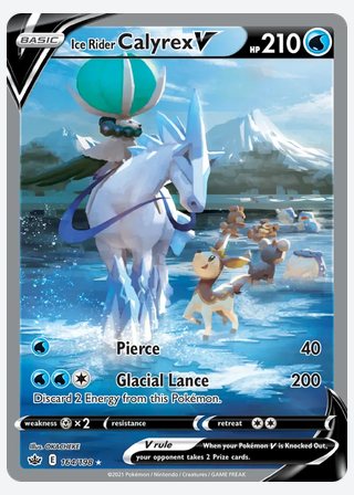 Ice Rider Calyrex V — catalogusbeeld