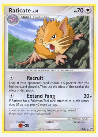 Raticate — catalogusbeeld